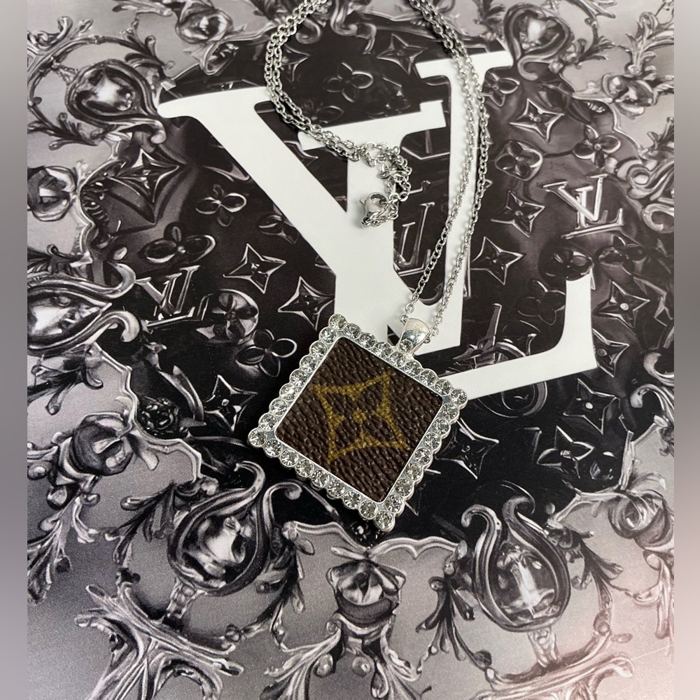 Louis Vuitton Monogram Canvas Pendant Necklace